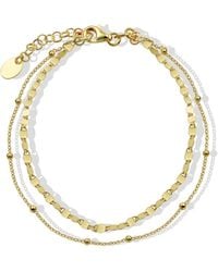 Argento Vivo - The Layered Anklet - Lyst