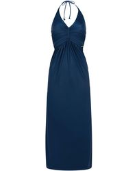 Chic by Lirette - Halter Dress Natural - Lyst