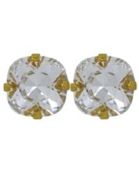 Vickisarge - Neutrals The Large Clear Stud - Lyst