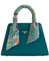 Fable England - Fable Into The Woods Mini Teal Tote - Lyst