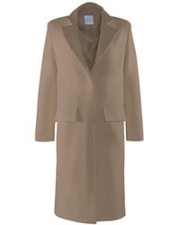 Vestiaire d'un Oiseau Libre - Neutrals Cashmere Coat - Lyst