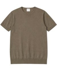 Salts Cashmere - Short Sleeved Knitted Tee - Lyst