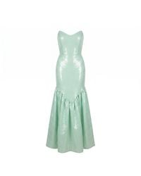 Nomi Fame - Siren Light Strapless Corset Mermaid Gown - Lyst
