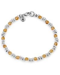 Nellou Jewellery - Gem Citrine Bracelet November Birthstone Sterling - Lyst