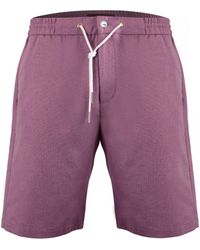DAVID WEJ - Kingston Linen Blend Short - Lyst