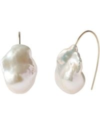 Bombyx House - Baroque Pearl Hook Earrings - Lyst