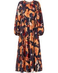 Adrift Clothing - Freya Cotton Silk Reversible Dress - Lyst