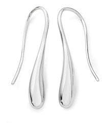 Lucy Quartermaine - Solid Sterling Twist Drop Earrings - Lyst