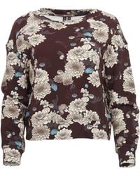 lords of harlech - Clara Serious Floral Oversized Crewneck Sweatshirt - Lyst