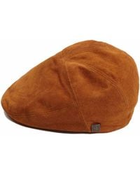 Dasmarca Hats - Alex Toffee Leather Cap For - Lyst