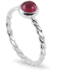 The Jewellery Store London - July Birthstone Ring - Lyst