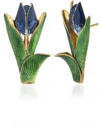 Milou Jewelry - Tulip Flower Earrings - Lyst