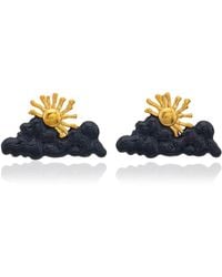 Milou Jewelry - Clouds & Sun Earrings - Lyst