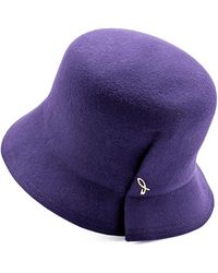 DORIA 1905 - Wool Felt Cloche Hat - Lyst