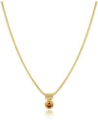 SET & STONES - Ellie Birthstone Necklace- November - Lyst