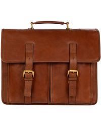 Time Resistance - Leather Satchel Bag - Lyst