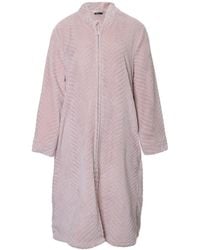 Pretty You London - Cosy Chevron Housecoat - Lyst