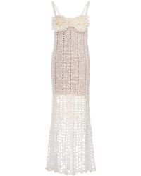 Andreeva - Chrysanthemum Handmade Crochet Dress - Lyst