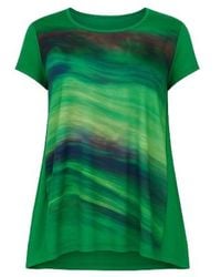 Conquista - Print Detail A Line Top - Lyst