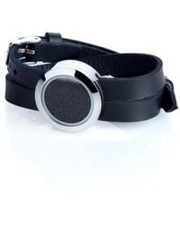 My Little Nature - Handmade Designer Leather Bracelet With Natural Volcanic Lava Sand – Unique Jewelry - Lyst