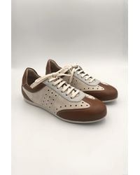 Franchetti Bond - Neutrals Zinnia- Crisp & Tan Trainer - Lyst