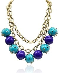 Michael Nash Jewelry - Valentina Studded And Studded Ball Necklace - Lyst