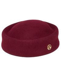 Le Trap - Lausanne Pillbox Burgundy - Lyst