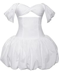 Miss Circle New York - Umika Bubble Hem Mini Dress - Lyst