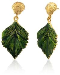 Milou Jewelry - Linden Leaf Drop Earrings - Lyst