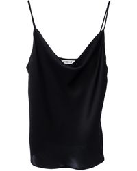 MIONÈ - Silk Camisole Top With Draped Detail - Lyst