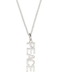 Charlotte's Web Jewellery - Peace Rocks Pendant Necklace - Lyst