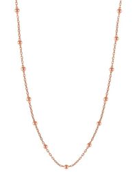 Spero London - Bead Chain Sterling Satellite Necklace - Lyst