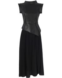 Mirimalist - Concrete Midi Dress - Lyst
