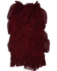 28Natelier - The Burgundy Bubble Skirt - Lyst