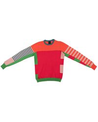 Lo Neel - Céline Sunset Color-Bloc Stripes Sweater - Lyst