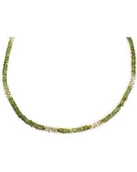 Rachel Nathan - Mini Beaded: Peridot & Citrine Necklace - Lyst