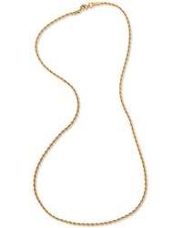 A Weathered Penny - Long Delicate Rope Chain - Lyst