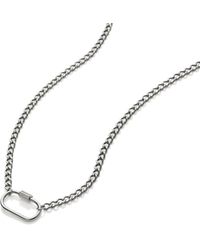 Bermuda Watch Company - Maivelle Lexi Carabiner Chain Necklace - Lyst