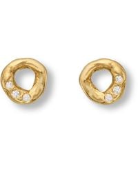 EVA REMENYI - Aura Diamond Earrings 14K - Lyst