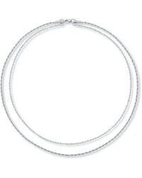 A Weathered Penny - Contrast Layered Necklace - Lyst