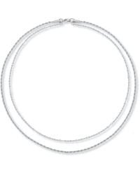 A Weathered Penny - Contrast Layered Necklace - Lyst