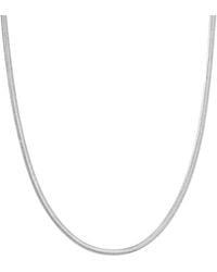 Vanhi - Estelle Herringbone Chain Necklace - Lyst