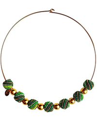 Iliana Arrazola - Magical Ball Necklace, Glass Beads, Beaded Jewelry - Lyst