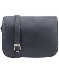Lloyd Baker - Nahan Flap-Over Leather Crossbody Bag - Lyst