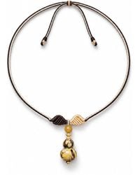 Yieon - Angel Lacquered Sandalwood Gourd Pendant Necklace - Lyst