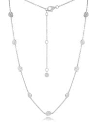 Moon London - Mona Sterling Disk Necklace - Lyst