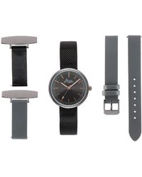 Bermuda Watch Company - Venus Interchangeable Rose/Gunmetal/ Leather - Lyst