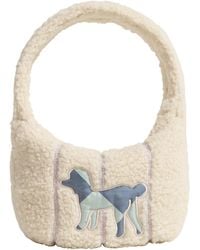 Lost Pattern - Pan Pan Half Moon Shearling Bag - Lyst
