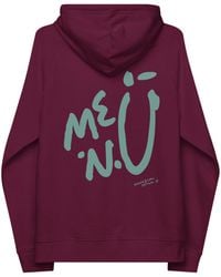 Anchor and Crew - Burgundy Twelve Me.N.U Editions Organic Cotton Hoodie - Lyst
