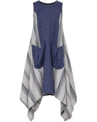 Metamorph - Sleeveless A-Line Dress With Pocket Accents - Lyst